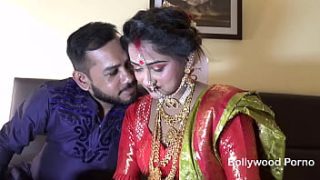 Sizzling Indian Bride Sudipa’s Raw Honeymoon Fuck – First Night Creampie & Moans In Hindi