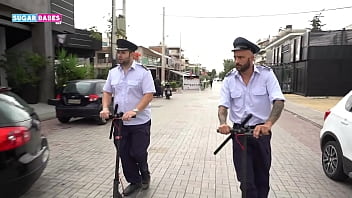 Sugarbabestv: A Sizzling Greek Threesome Fantasy With A Cop Parody Twist