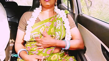 Sultry Indian Aunty Takes A Young Stud On A Wild Ride, Moaning In Telugu As He Pounds Her Deep On A Long, Steamy Drive.