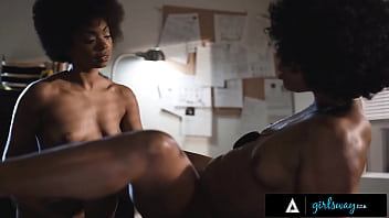 Detective Misty Stone Gets Pounded Hard By Her Partner On The Police Station Desk