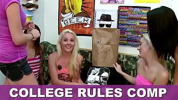 Dorm Room Debauchery: Teen Sluts Get Ravaged By Frat Boys In Wild Orgy With Sadie Holmes, Keisha Grey, Dillion Carter And More!