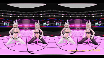 Sensual 3d Vr180 Mmd Fuwamoco Hololive Erotic Dance