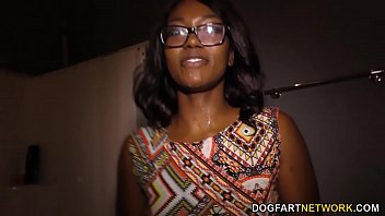 Ebony Beauty Skyler Nicole Submits To A Massive Cock Through The Gloryhole, Taking Every Inch Of Anal Pleasure.