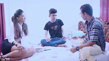 Young Indian Amateur Gets Wild With Her College Professor And Stepbrother