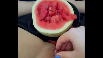Juicy Watermelon Ecstasy: Homemade Arab Babe’s Ultimate Orgasmic Feast – Kinky Fruit Fetish Deep In Her Tight Teen Pussy – Full-length Amateur Masturbation From Los Angeles