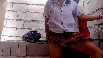 Filipina College Student Gets Nailed In Deserted Construction Zone