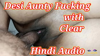 Desi Aunty’s Raw Moans In Hindi