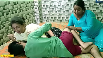 Seductive Indian Beauty And Her Bhabhi Share A Wild Threesome With Her Boyfriend In Steamy Hindi Xxx Action
