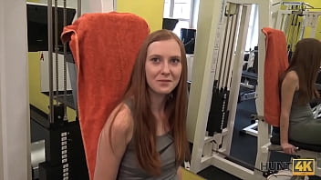 Sweaty Gym Slut Shaves Her Pussy Clean For A Quick Cash Payout