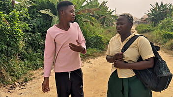 Innocent Schoolgirl From Nigerian Village Ravaged In The Wild Jungle