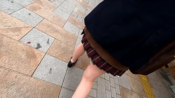 Innocent Black-haired Schoolgirl C-chan In Shinjuku: Uniform, Blazer, Miniskirt, Gorgeous Legs, Creampie #upskirt #train Molestation #home Intrusion #sleeping Rape