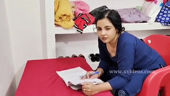 Desi Teacher’s Raw Classroom Lesson With Student