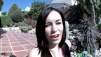 Spanish Pierced Brunette Craving Hard Cocks
