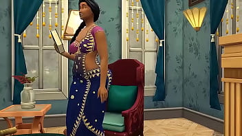 Saree-clad And Voluptuous: Auntie Shweta’s Curves Unleashed – Volume 1, Part 1