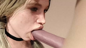 Massive Pale Cock Devoured By Blonde Bombshell