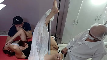 Husband Brings His Wife For A Checkup And The Doctor Gets Turned On