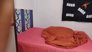 Big Booty Stepmom: Dad Leaves His Son Alone With A Horny Latina Milf On Halloween Night