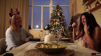 A Christmas Handjob Surprise: Jerking And Sucking The Neighbor’s Cock Until He Cums