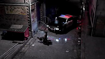 Hardcore City Cops Get Slammed By Hung Futanari