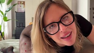 Geography Teacher’s Secret Entrance: A Lesson In Glasses, Tights, And Global Exploration