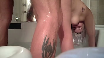 Hot Tub Live Cam Part 4: Deep Throat And Doggy Style Fucking In The Bubbles