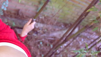Sneaking A Forbidden Rendezvous With My Japanese Stepmom In The Secluded Backyard