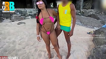 Baiano Bull: Horny Wife Gets Stretched By A Monster Bbc In A Filthy Beach Threesome While Cuckold Films