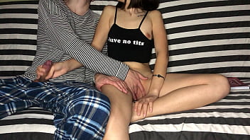 My Step Brother Guided My Hand To His Cock And His Skilled Fingers Made Me Cum Hard
