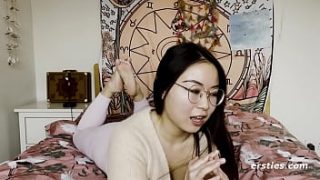 Naughty Asian Sweetheart Eagerly Pleases Herself In Exclusive Solo Video