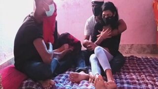 Bangladeshi Boyfriend’s Wild Foursome: Two Kinky Couples Go All Out