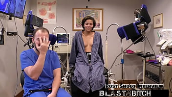 Rebel Wyatt’s Naughty Exam Ends In A Messy Cumshot From The Doctor