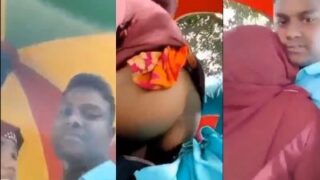 Hijabi Hottie Gets Wild With Her Man In A Steamy Outdoor Rendezvous