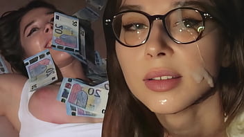 Broke College Slut Takes On Wild Cum-for-cash Challenge