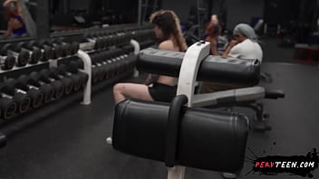 Caught In The Act: Naughty Teen’s Risky Gym Fling Exposed By Boyfriend!