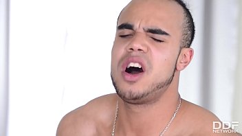 Two Busty Babes Suck Tits And Lick Pussy While Getting Railed Hard