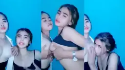 Lesbian Teens Compete With Their Big Tits