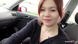 Petite German Redhead Lizzy Rose: Casting Couch Pickup For A Wild Fuck