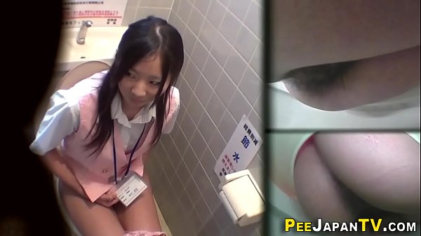 Asian Beauties Relieve Themselves In The Restroom