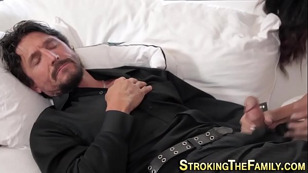 Latina Teen Stepdaughter Gives A Sloppy Blowjob