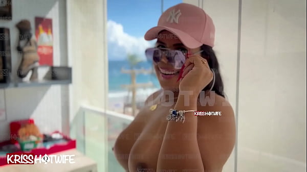 Married Slut Flaunts Her Hotwife Bikini On The Apartment Balcony