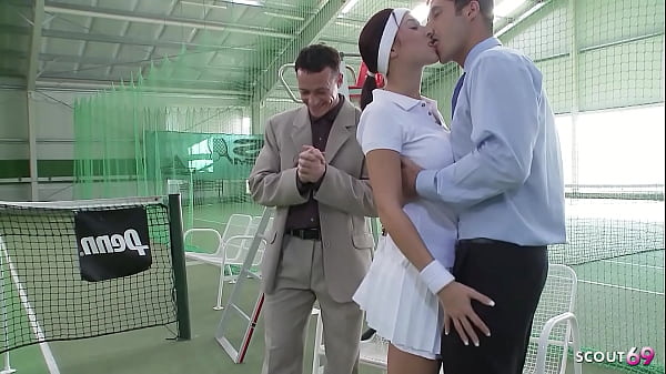 Sultry Tennis Vixen Seduces Two Hung Studs For A Court-side Anal Double Penetration And A Huge Cum Blast