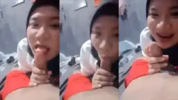 Hijab Slut Sucks New Boyfriend’s Dick