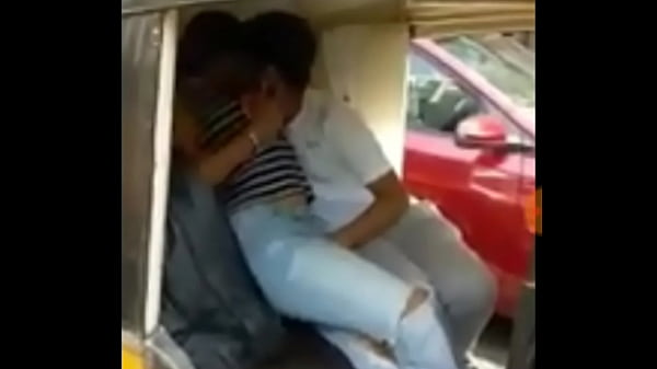 Hot Indian Bees Getting Frisky In A Rickshaw