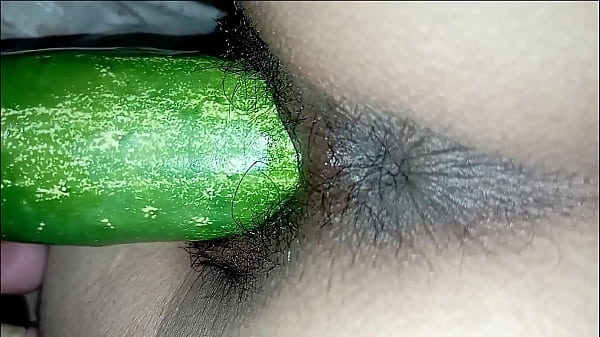 Plowed The Country Girl’s Cunt With A Cucumber While Sucking On Her Natural Tits