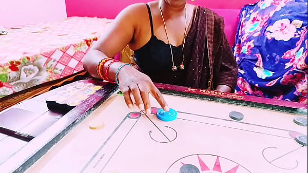Carrom Game Heats Up As Seductive Bhabhi Whispers Filthy Telugu Desires To Her Devar.