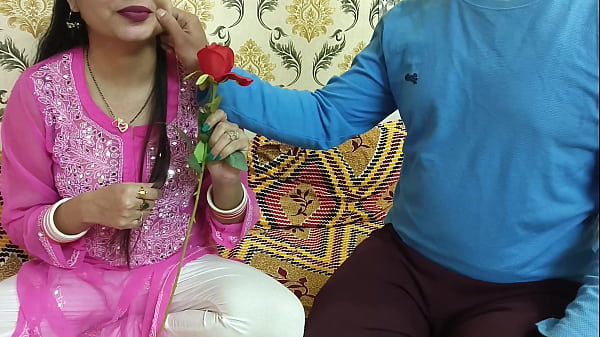 Sultry Indian Couple’s Valentine Week Celebration: Naughty Hindi Whispers And Footjob Fun