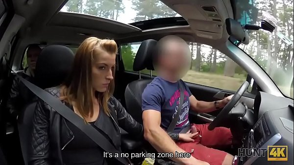Cuckold Lets Blonde Slut Grope A Stranger’s Cock For Money