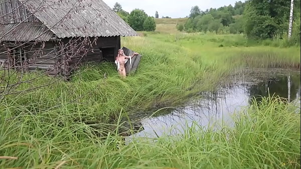 Bare Sofi Spreads Her Legs In The Rustic Village