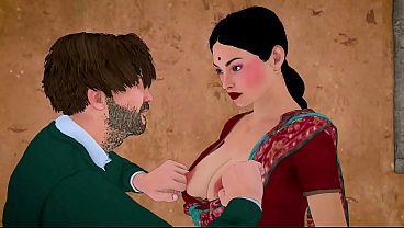 Lonely Indian Desi Bhabhi Gets Her Tight Pussy Filled By Landlord’s Thick Cock