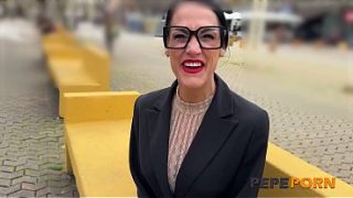 Naughty Educator Craves Stardom: Adela Myers Gets Railed By Inked-up Brute On Pepeporn